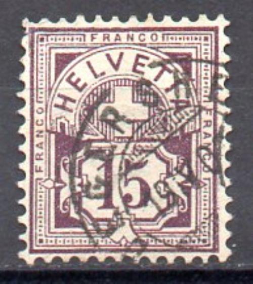 Suiza Año 1894 Nº Zumstein 64B (o)
